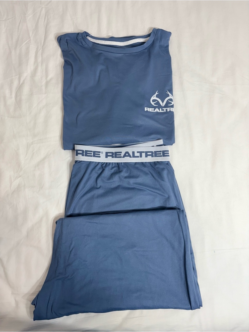 Realtree Slate Blue Pajamas Two-Piece Set